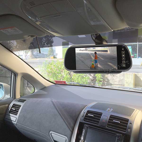 best aftermarket backup camera rear view mirror