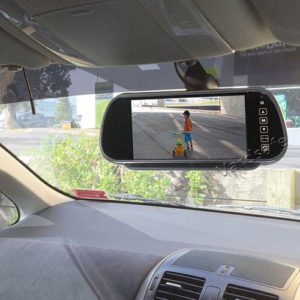 clip on rear view mirror monitor installation guide