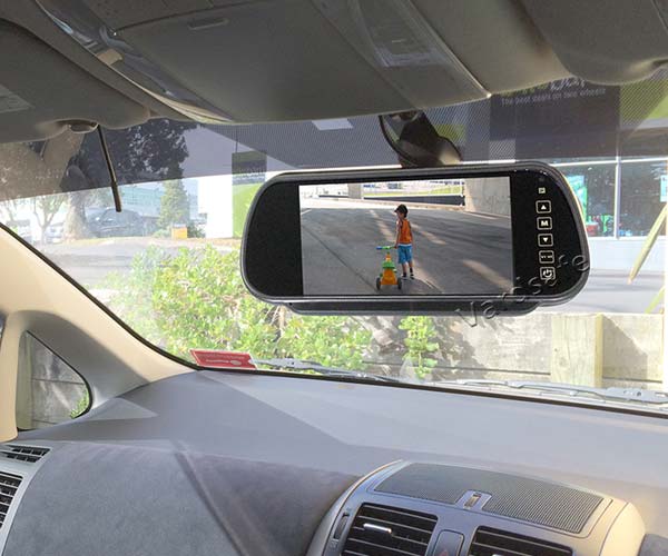 clip on rear view mirror monitor installation guide