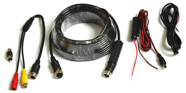 Vardsafe backup camera cable and AC 