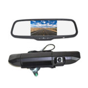 Black Tailgate Handle Backup Camera For Toyota Tacoma 2005-14 Rear View Reverse